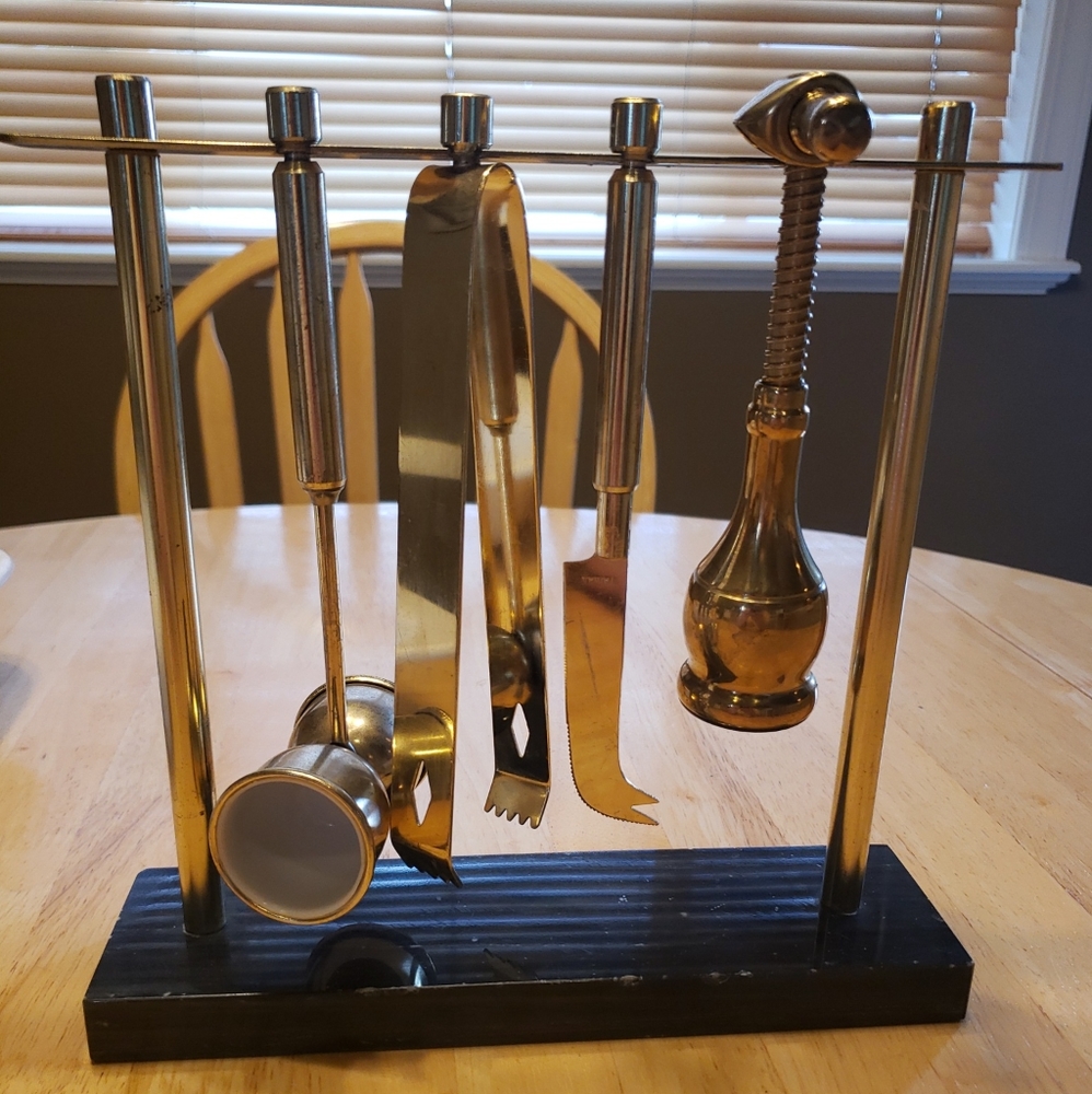 Vintage Brass Bar Tools